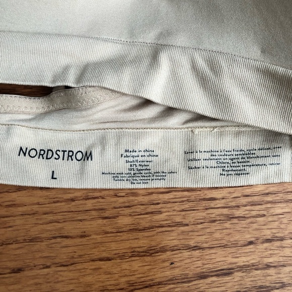 Nordstrom Soft Cup Bralette Beige Intimates and Sleepwear Women's Size L - Picture 4 of 5